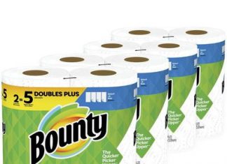 【折后32.57】原价50.07 Bounty 厨房纸24卷