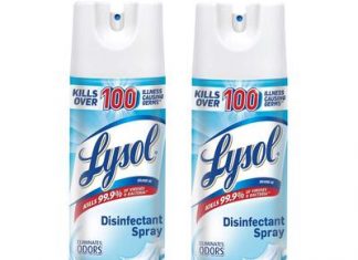 Lysol消毒喷雾 38oz* 2瓶