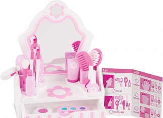 【折后36.98】原价49.99 Melissa & Doug木质沙龙美容套装